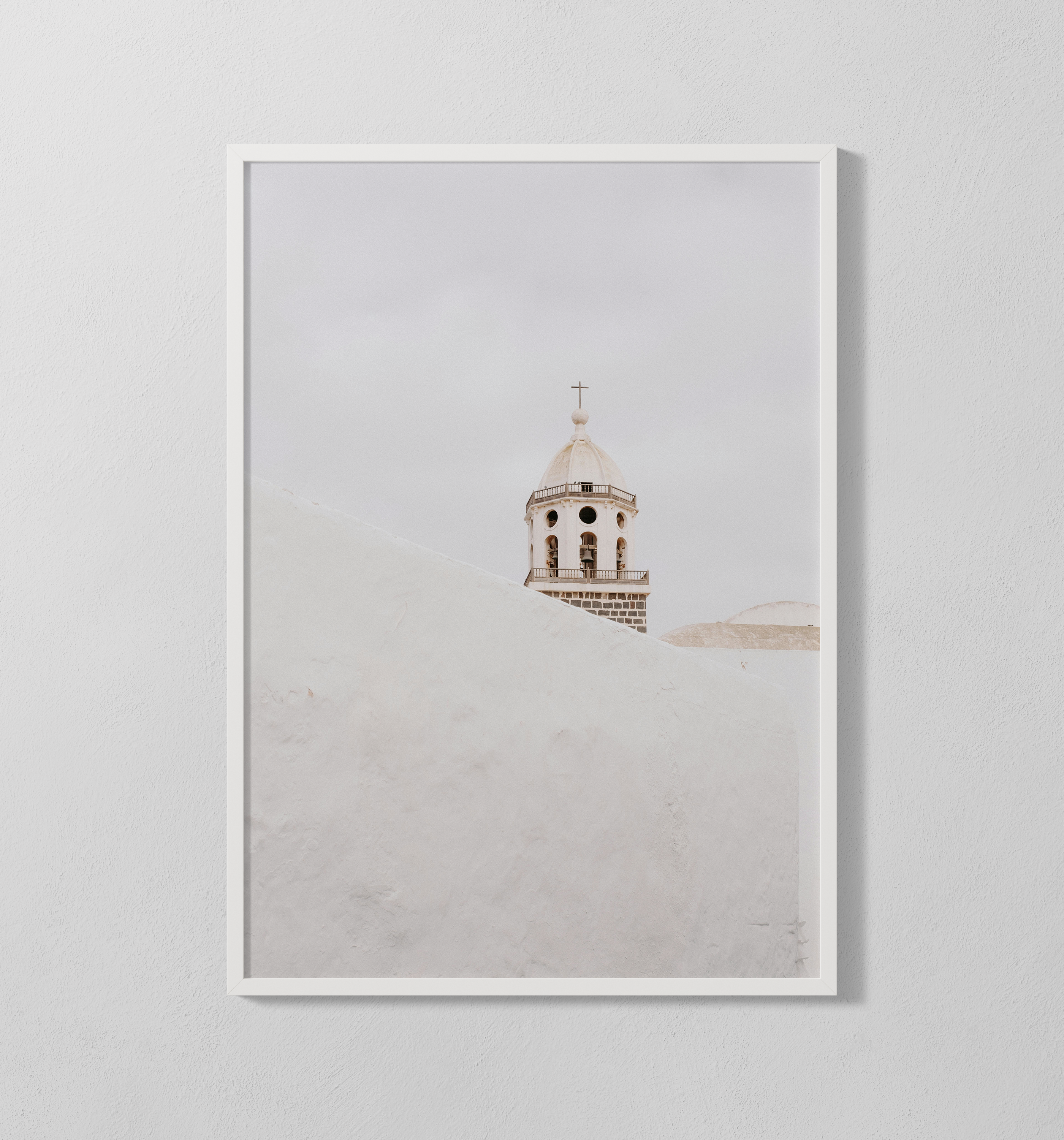 Beiger Kirchturm | Poster